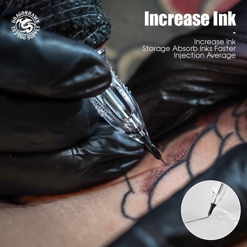 Dragonhawk 20Pcs Extreme Cartridges Disposable Tattoo Needle Standard 15 Curved Magnum 1215RM - Image 3